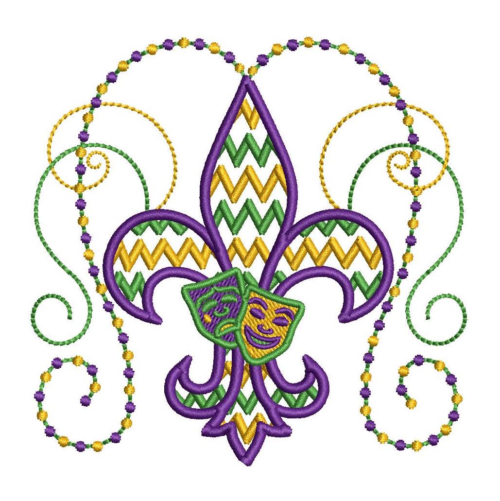 mardi gras fleur de lis jacket