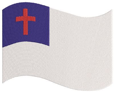 Freebies! Free items for download Christian Flag machine embroidery image