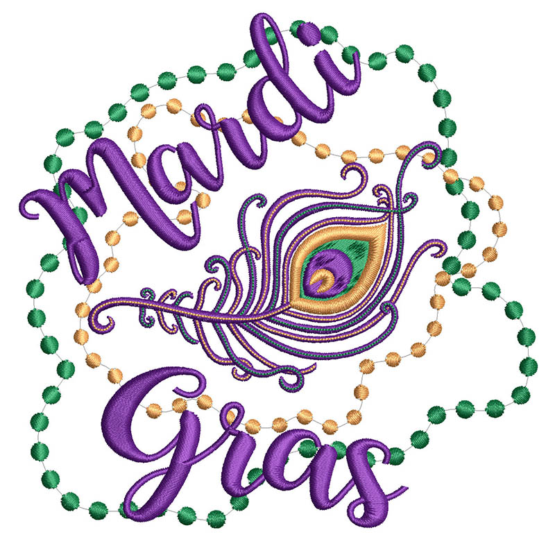 Mardi Gras Embroidery Designs Free
