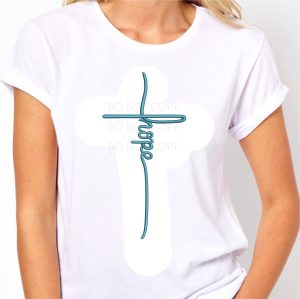 Hope Cross Machine Embroidery Design - Sewing Divine Embroidery, SVG ...