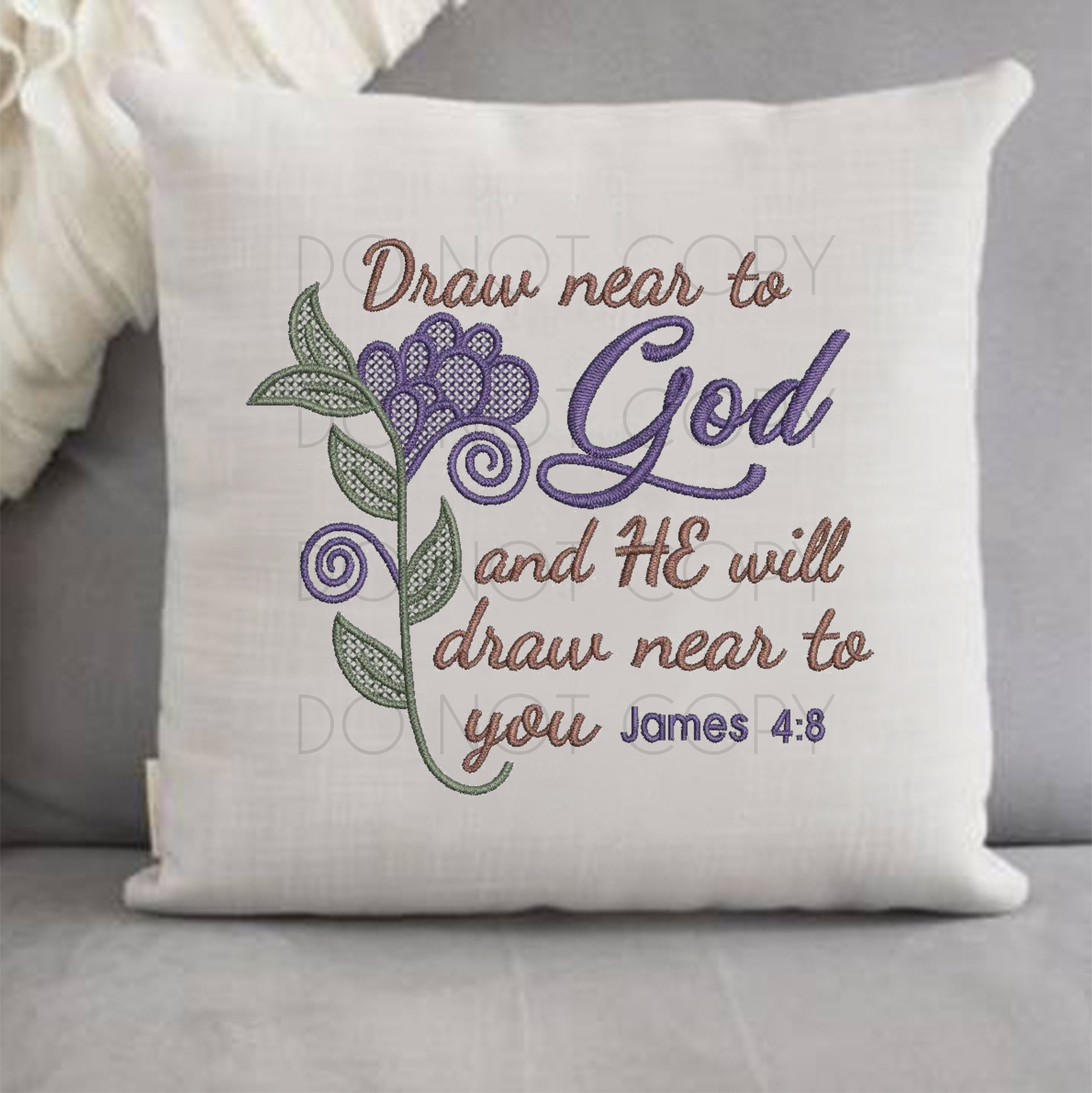 Download Draw Near To God Embroidery Design Instant Download ...
