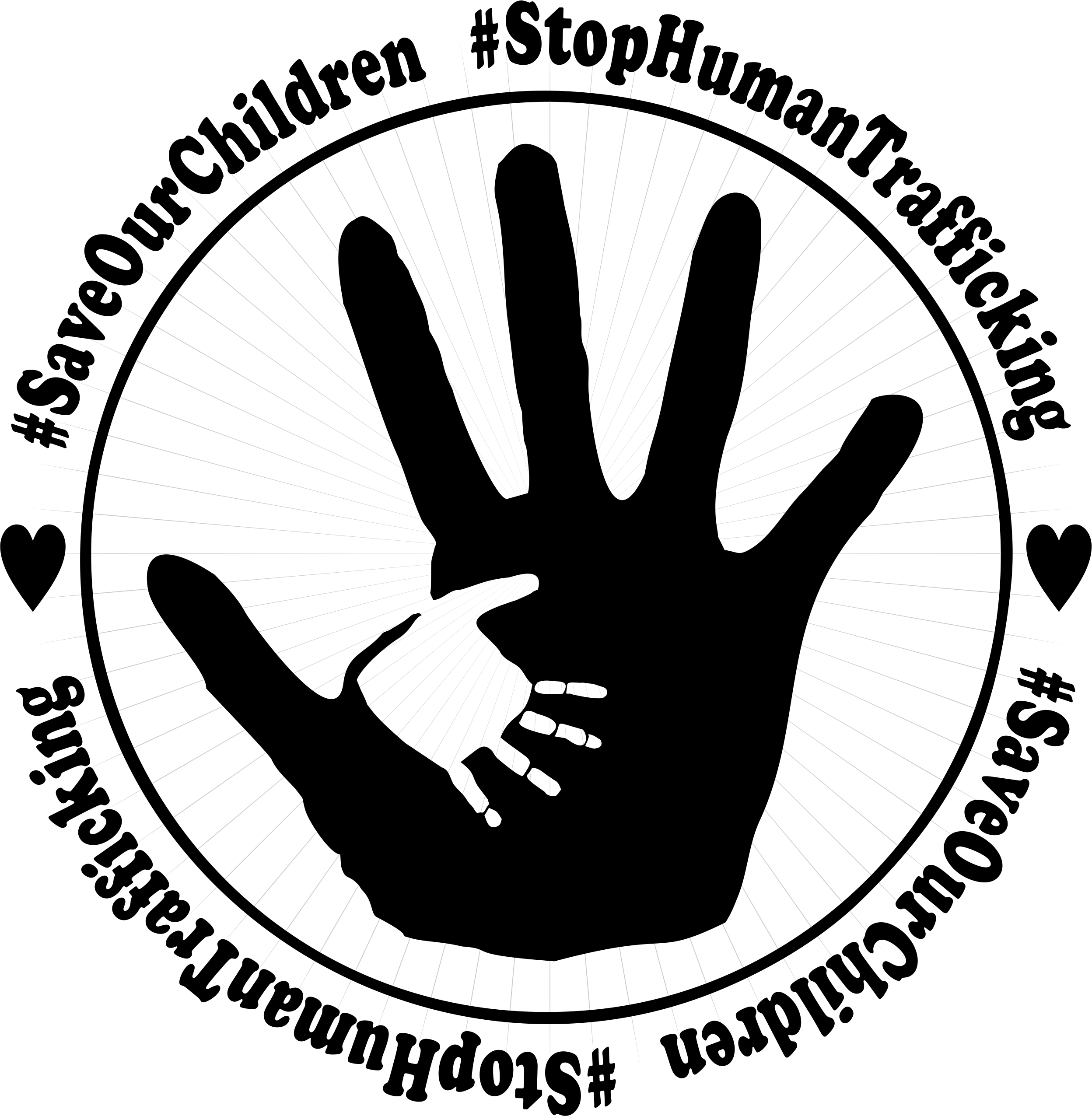Stop Human Trafficking SVG Cut and Print Pattern SaveOurChildren
